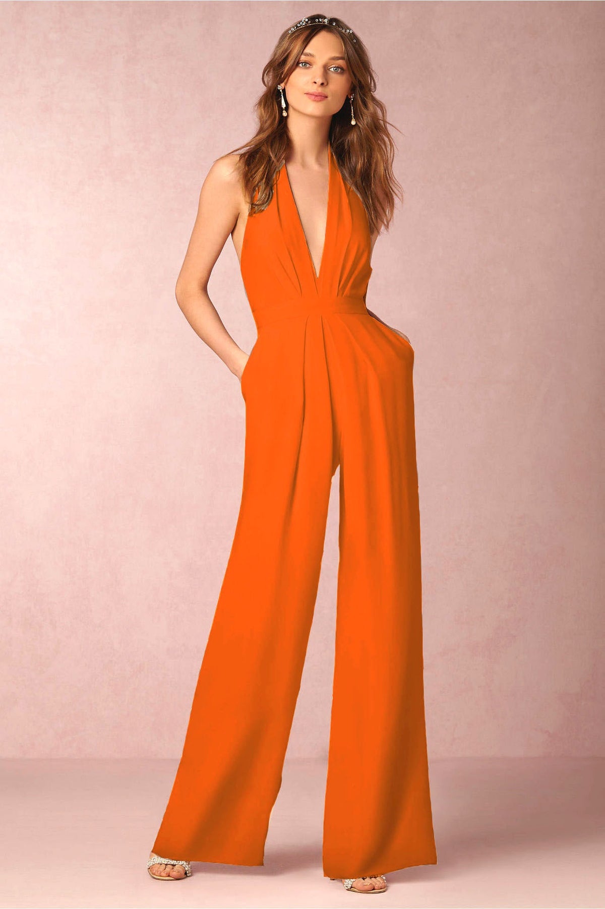 Banquet dress jumpsuit - runwayfashionista.com