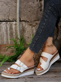 Outdoor Slope Heel Slippers