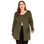 High Spirit V Neck Long Cardigan - runwayfashionista.com