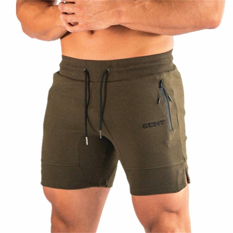 Zipper Pocket Sports Shorts