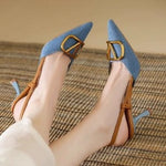 Parisian Poise: The French Shallow Mouth Pointed Toe Stiletto