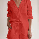 Summer Pajamas Made of Pure Cotton Gauze - runwayfashionista.com