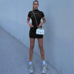 Confident & Sleek: The Short-Sleeved Dress