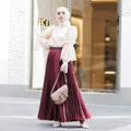 Floor length skirt - runwayfashionista.com