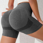 High Waist Active Shorts - runwayfashionista.com