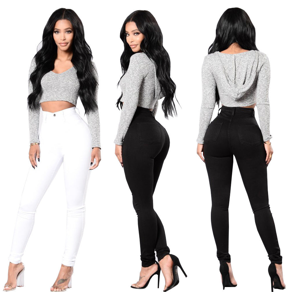 Fashionable High-Elasticity Hip-Lifting Jeans | All-Day Comfort & Style - rnwayfashionista.com