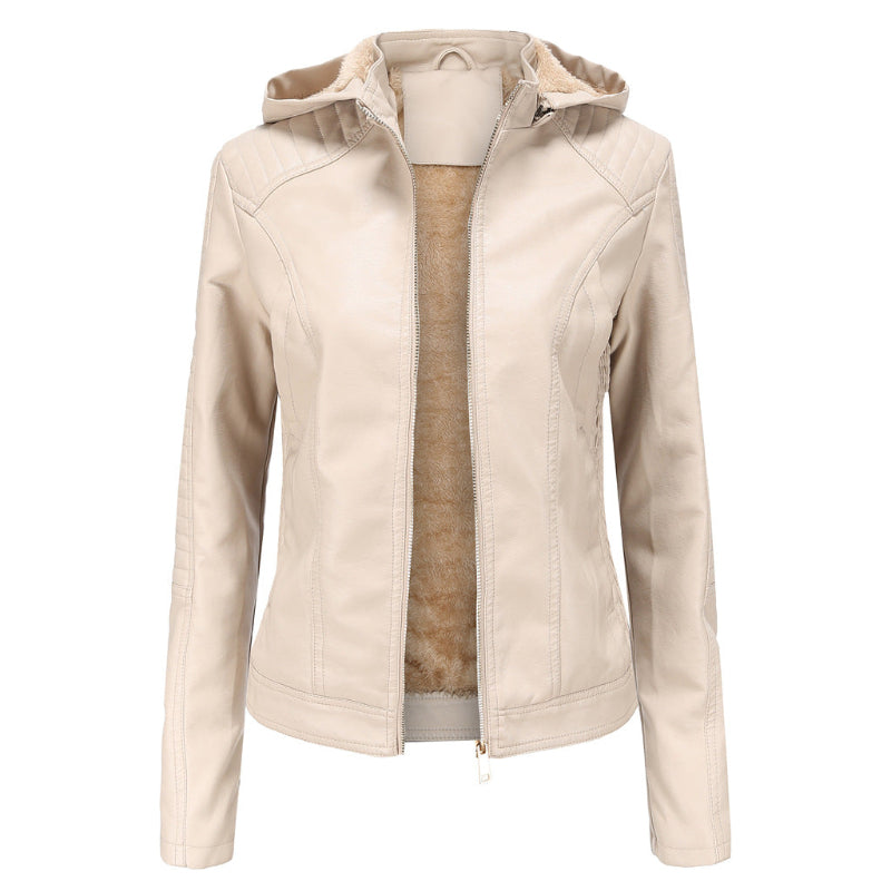 Gemini saidHooded Long Sleeved Jacket: The Ultimate Urban Essential - apricot
