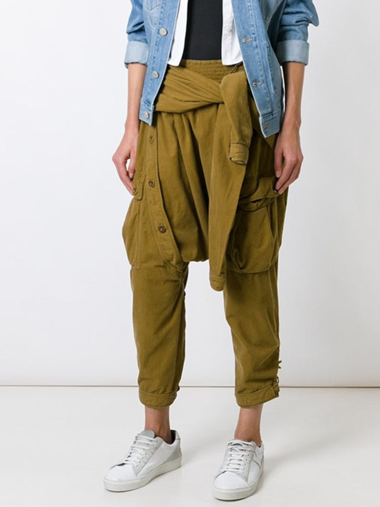 Trend Brand Designer Harem Pants - runwayfashionista.com