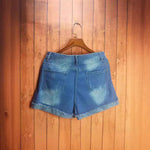 Elevate Your Style: Edgy Ripped Denim Shorts