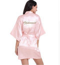 Party Robe Short Satin - runwayfashionista.com