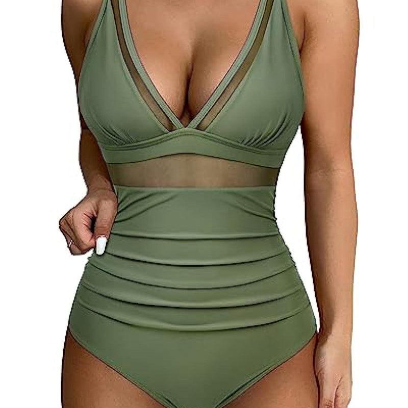 One piece hollow swimsuit