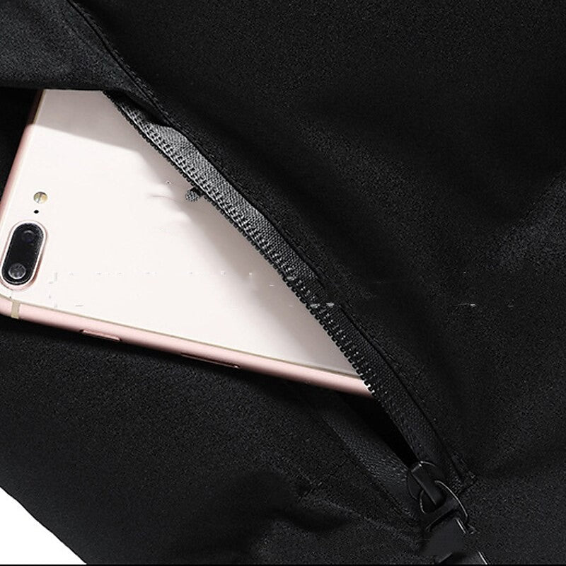 Men's Classic Cotton Zip-Up Hooded Jacket