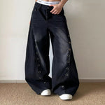 Eyelet Washed Scimitar Jeans