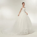 Long Train Bridal Gowns - runwayfashionista.com