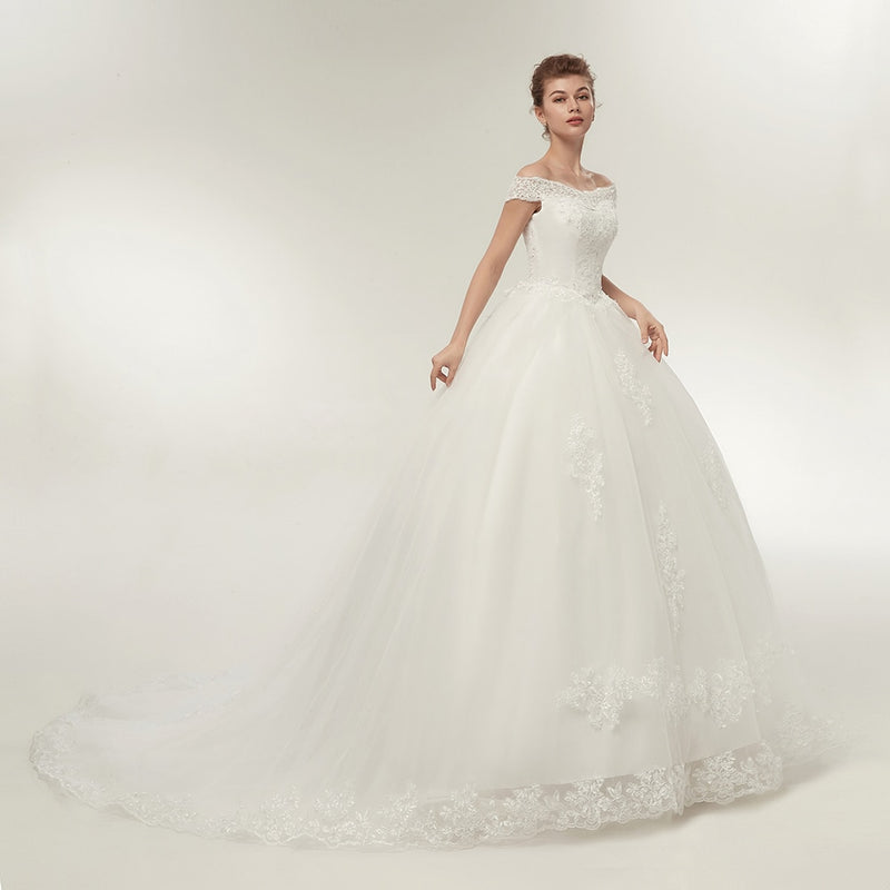 Long Train Bridal Gowns - runwayfashionista.com