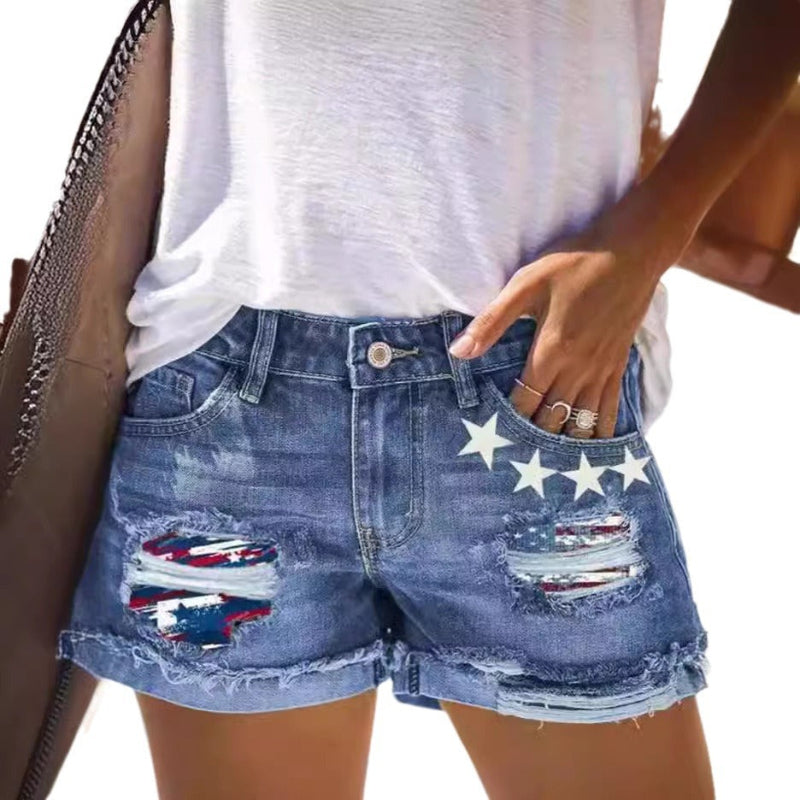 Elevate Your Style: Edgy Ripped Denim Shorts