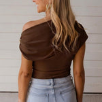 Metallic Decoration Short-Sleeve T-Shirt