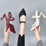Step Out in Style: Pointed Hollow Sandals for a Bold Look