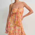 Sheer Floral A-line Mini Dress: The Ultimate Summer Statement