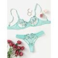 Low Waist Lace Lingerie Set - runwayfashionista.com