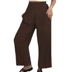 High-Waist Casual Wide-Leg Pants