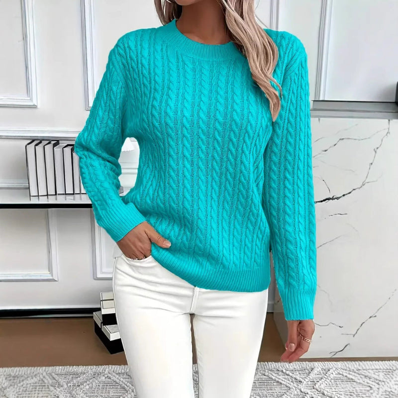 wist Round Neck Pullover Sweater