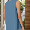 Loose Sleeveless Top - runwayfashionista.com