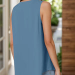 Loose Sleeveless Top - runwayfashionista.com