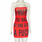 Fitted Slimming Printed Wrap Mini Dress - red