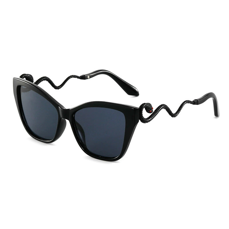 Retro Snake Temple Sun Glasses