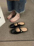 Half Tuo Flat Bottom Sandals - runwayfashionista.com