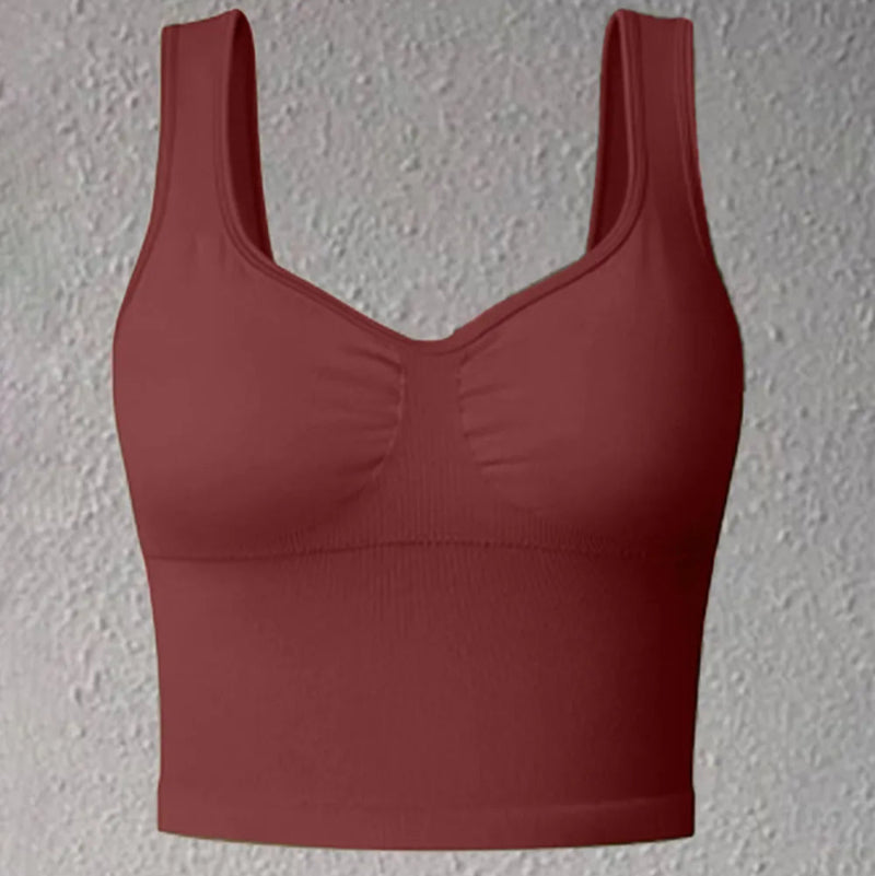 Wide Strap Active Tank - Runwayfashionista.com