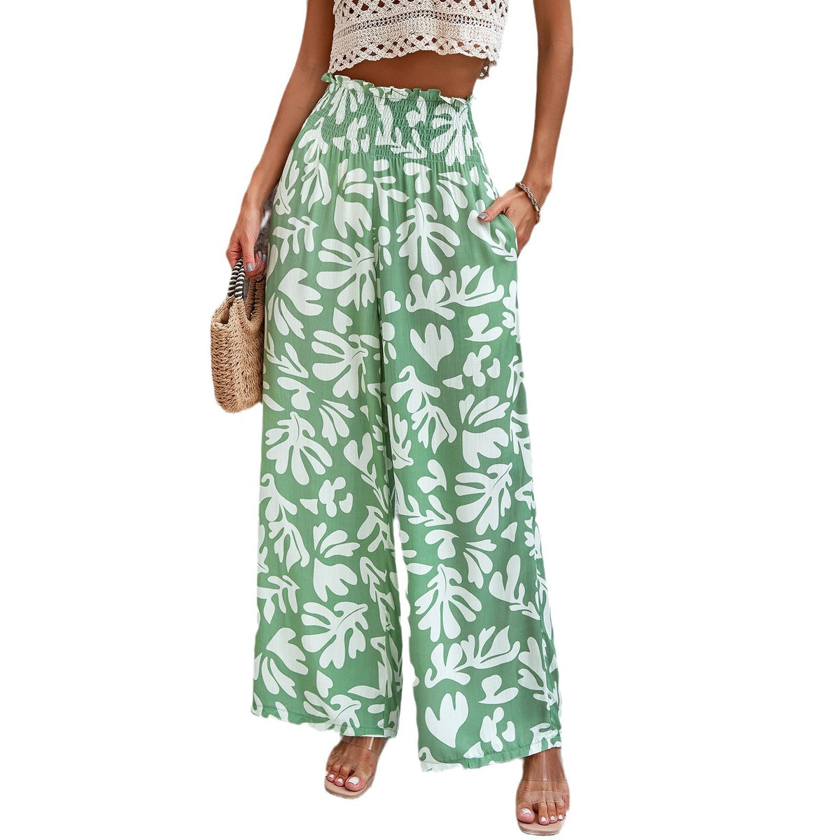 Elegance printed slacks - runwayfashionista.com