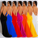 Sleeveless Pleated V-Neck Maxi Dress