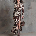 Long Sleeved Irregular Midi: Defy Convention