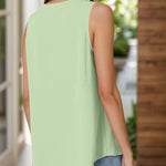 Loose Sleeveless Top - runwayfashionista.com