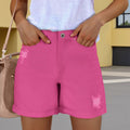 Unleash Your Summer Vibe: Tassel Ripped Denim Shorts