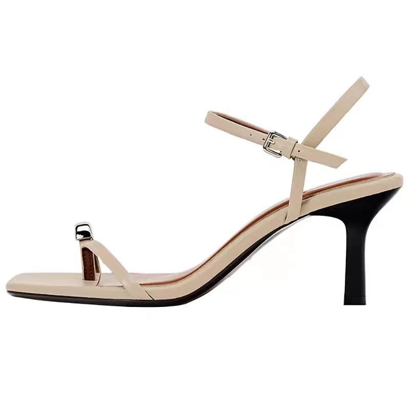 Step out boldly with these square-toe, low-heeled sandals that blend style and comfort effortlessly.