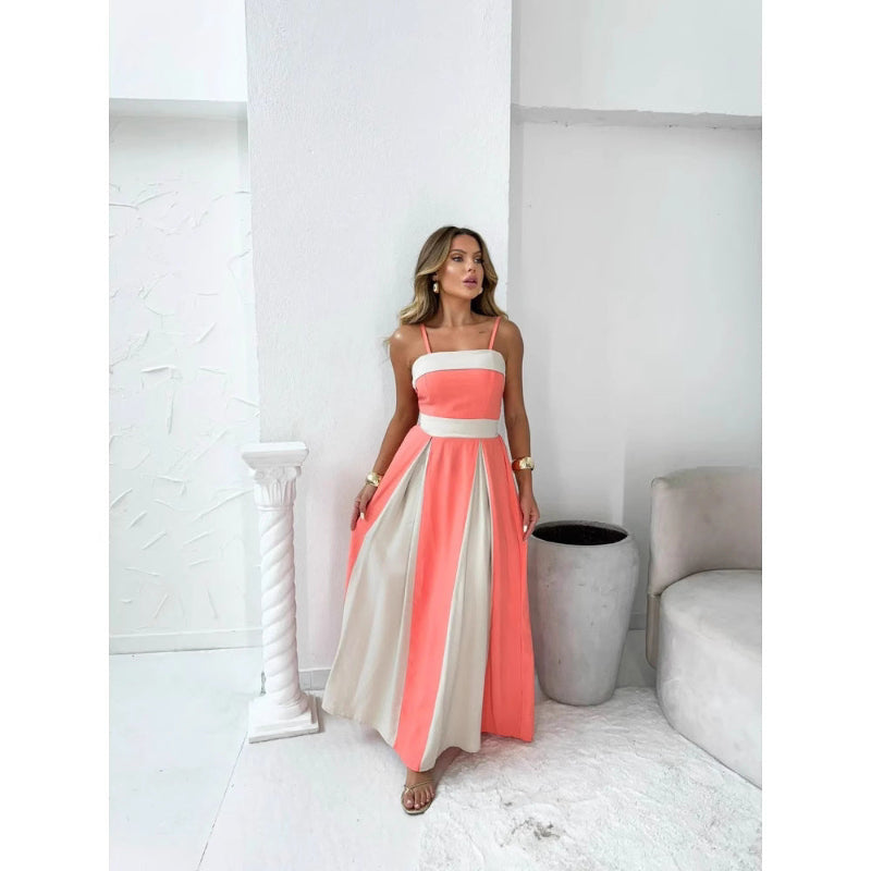High Waisted Camisole Dress