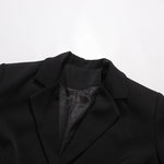 Elegant Three-dimensional Floral Loose-fitting Blazers
