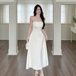 Mesh Cinch Midi Dress: Summer Edge & Elegance