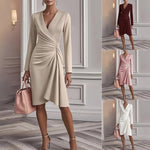 Commuter A-line Midi Party Dress
