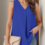 Loose Sleeveless Top - runwayfashionista.com