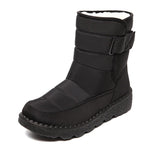 High Top Waterproof Plush Cotton Boots - runwayfashionista.com