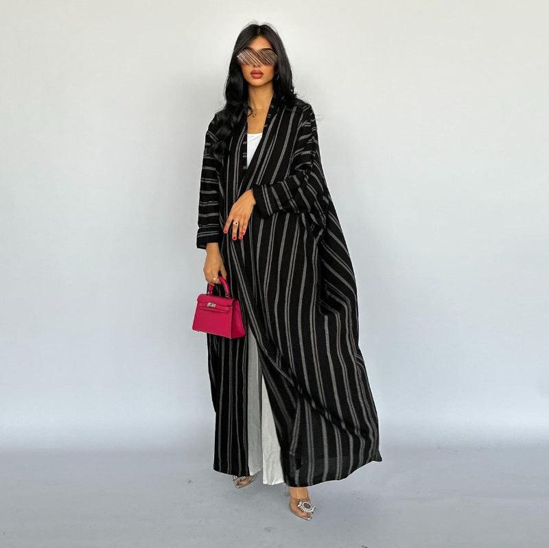 Zebra Print Abaya Cardigan
