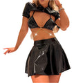 Patent Leather Nightclub Uniform