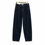 Step out boldly in these vintage high-waist wide-leg jeans that blend classic style with confident flair.