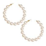 The Power Piece: Commanding Attention with Large Circle Pearl Earrings