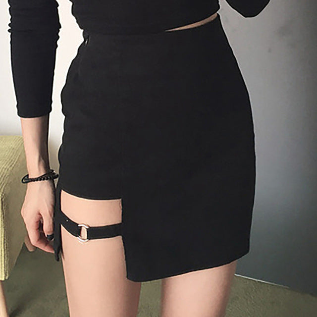 Irregular Micro Mini Skirt - runwayfashionista.com