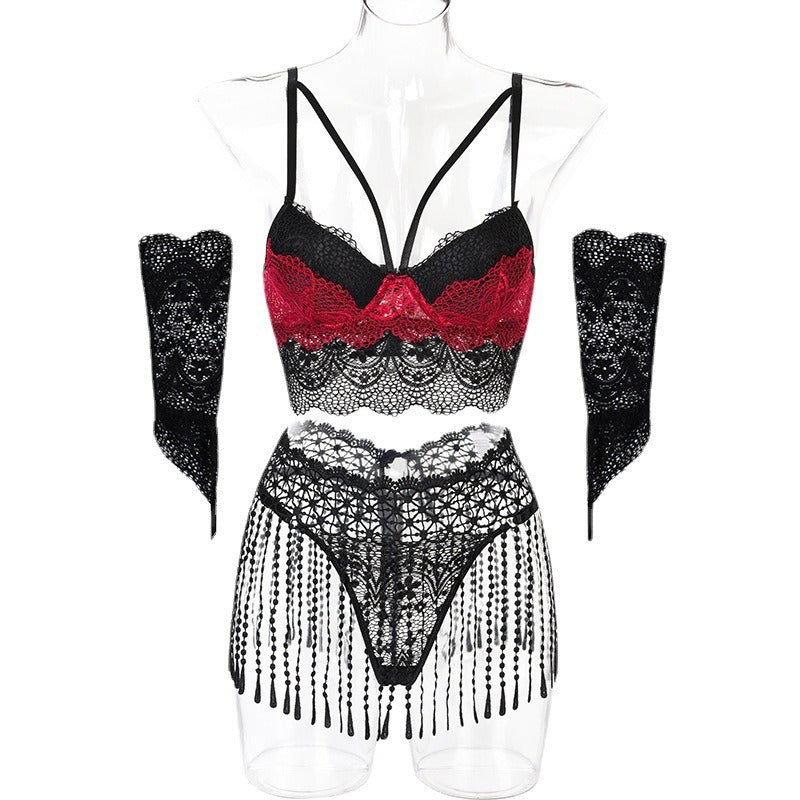 Fun Lingerie 5-Piece Set - runwayfashionista.com